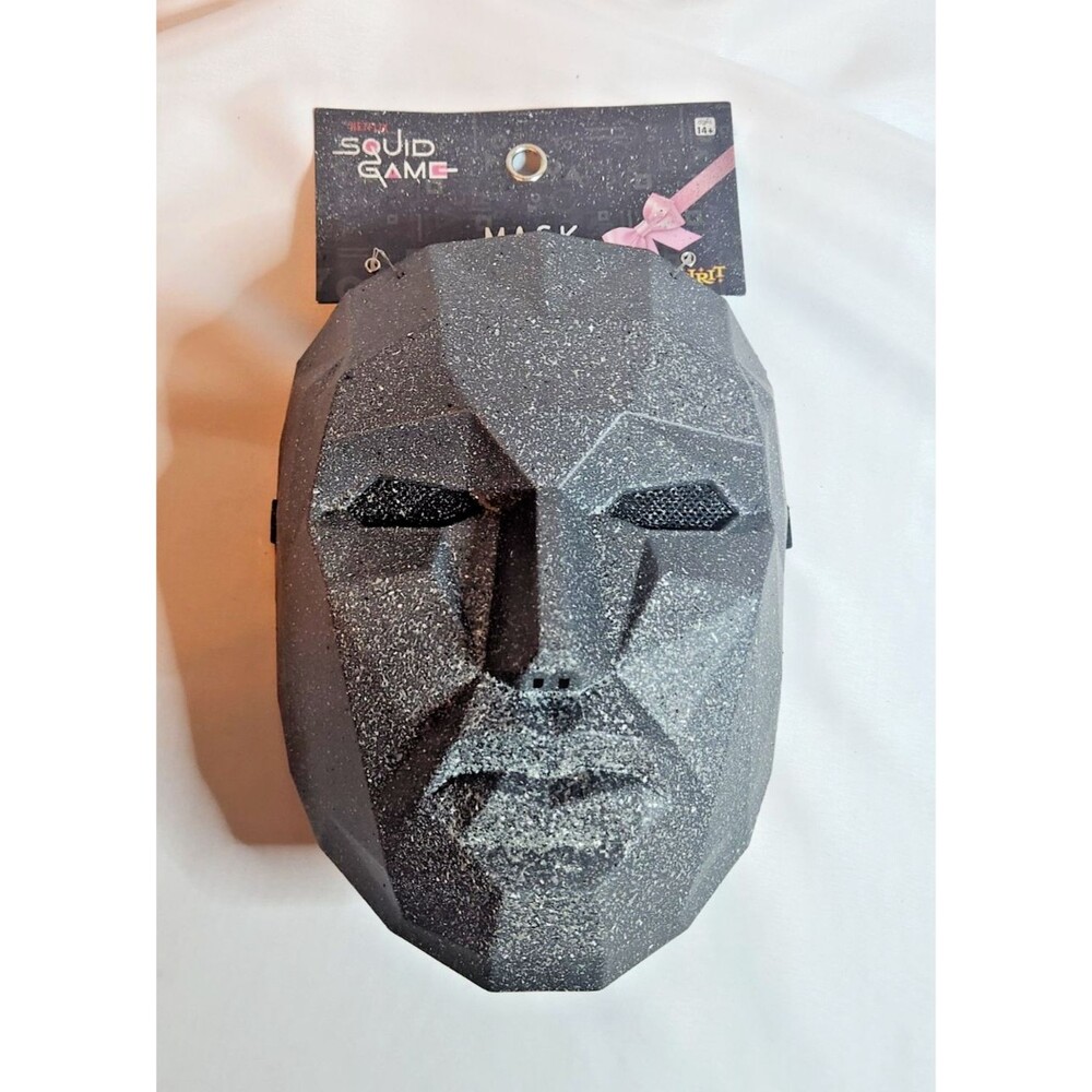 Squid Game Front Man Mask Spirit Netflix Custom Stone Finish NWT Halloween